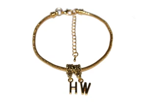 Hotwife Anklet 'HW' Gold Euro Ankle Chain Jewellery Slut Swinger Shared Cuckold - Picture 1 of 3