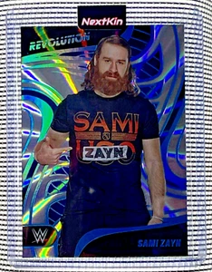 Sami Zayn #22 Sunburst LOW POP ONLY /99 2023 Panini Revolution WWE SSP - Imagen 1 de 3