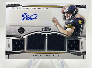 2013 Topps Prime LANDRY JONES Auto Patch 2185/449 PV-LJ Steelers ~JN11 RPA H109 - Picture 1 of 2