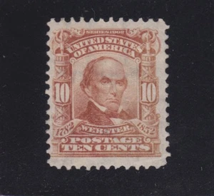 US 307 10c Webster Mint F-VF OG H SCV $60 - Picture 1 of 2