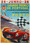 Affiche de course vintage Grand Premio De Portugal 1955