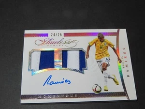 Ramires 2015-16 Panini Flawless Soccer Auto Jersey Patch Card #24/25 Brasil - Picture 1 of 7