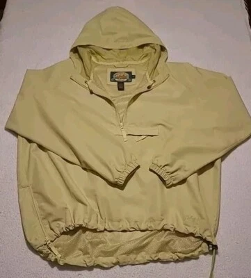 Cabela’s Chaqueta de Lluvia Mujer Grande Verde Claro 1/2 Cremallera Con Capucha Cortavientos Foto 1 de 4