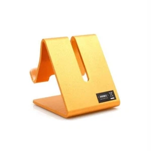 System-S Metal Holder Stand in Gold Color for Mobile Smartphone - Picture 1 of 3