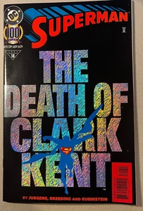 Superman #100 • The Death of Clark Kent (DC 1995) 100th Centennial Edition! - Picture 1 of 1