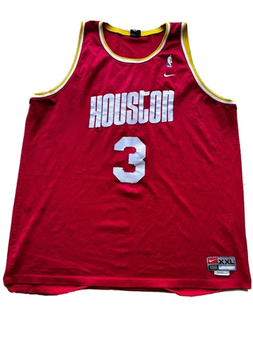 Steve Francis Houston Rockets Authentic Stitched NIKE TEAM Jersey Mens SZ 3XL Cover