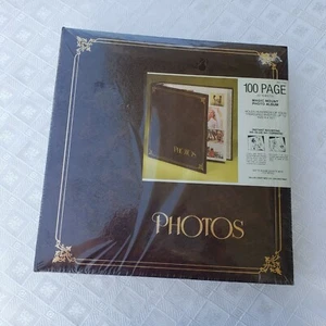 Magnetic Album Deluxe Craft 7100 Brown Scrapbook Album Self Stick Sealed New NOS - Picture 1 of 10