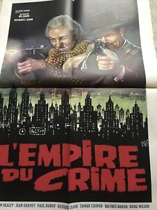 AFFICHE Cinema L EMPIRE DU CRIME  80x60 GAILLARD 1963