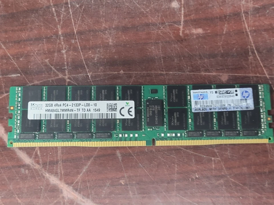 HP 752370-091 SAMSUNG 32GB SDRAM PC4-17000 DDR4-2133MHz DIMM ECC RDIMM #73 - Image 1 of 2