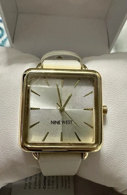 Reloj Nine West Mujer Correa Oro Blanco N2670GPWT - Nuevo Caja Abierta Foto 1 de 4