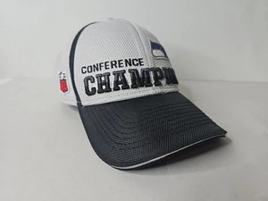 New Era Seattle Seahawks Conference Champions Grey Fitted Hat Super Bowl XLIX - Picture 1 of 14