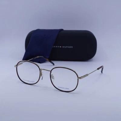 Tommy Hilfiger TH 1726 0AOZ 00 Matte Gold 50mm Eyeglasses New Authentic - Image 1 of 4