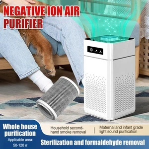 Air Purifiers Medical Grade HEPA For Large Room Air Purifier Smoke Home Odor Pet - Picture 1 of 17