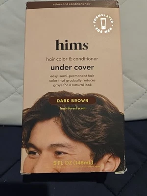 hims Under Cover Color & Conditioner for Men, Dark Brown - Hair Color - Image 1 of 4
