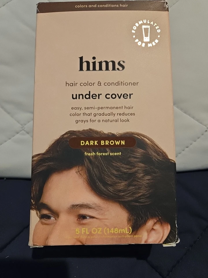 Hims Hair Color & Conditioner Under Cover Dark Brown 5oz
