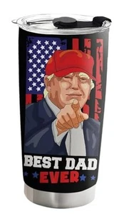 Best Ever Gift from Kids - Funny Birthday, Fathers Day - Tumbler 20 Oz Dad - Picture 1 of 7