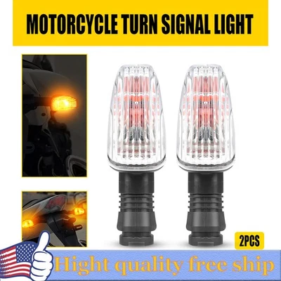 Lámpara indicadora de señal de giro delantera trasera transparente para Kawasaki KLR 650 KLR650 08-2017 Foto 1 de 4
