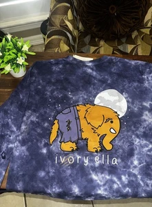 Camicia manica corta viola avorio Ella piccola nuova Halloween - Foto 1 di 5