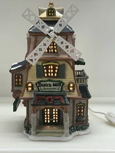 LeMax Dutch Mill Restaurant & Windmill Retired 2002 RARE Excellent Condition - Picture 1 of 18