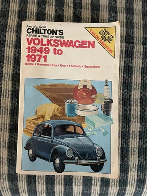 Guía de reparación y puesta a punto Volkswagen 1949-1971 Chilton's 5796 Foto 1 de 3