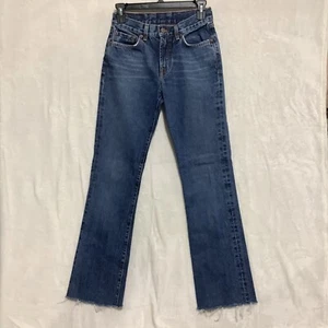Lucky Brand Dungarees Sz 2/26 Vintage Peanut Jeans by Gene Montesano USA Made - Picture 1 of 16