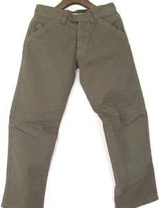 Authentic Belstaff Black Prince Mot-On Jeans Pants Military Green Denim EU 32 - Picture 1 of 6