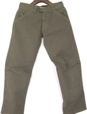 Auténticos Pantalones de mezclilla Belstaff negros Prince Mot-On verde militar UE 32 Foto 1 de 4
