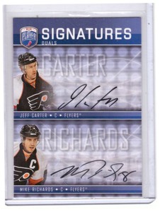 Jeff Carter & Mike Richards 08-09 UD Be A Player Signatures Dual Card #S2-RC
