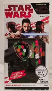 Disney Star Wars Whirl-A-Motion Lightshow Projection-Projects Up To 15 Feet-NIOB - Picture 1 of 11
