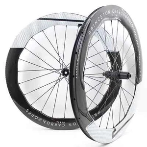 700C Gravel Road Bicycle Carbon Disc Brake Wheelset Clincher Tubeless Wave Rims - Picture 1 of 29