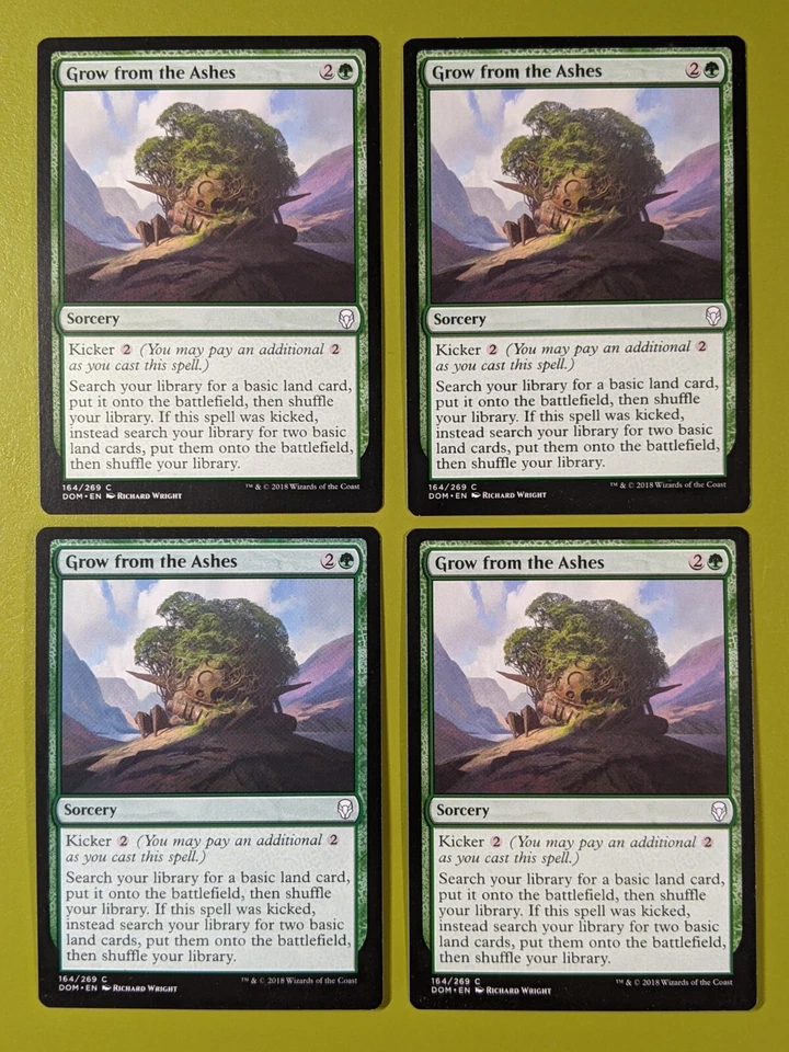 Grow from the Ashes x4 Dominaria 4x Playset Magic the Gathering MTG  - Image 1 of 1