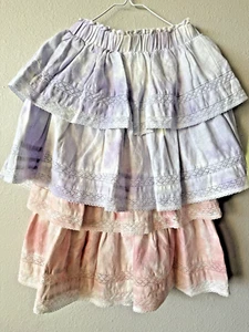 2 C&V Chelsea & Violet Rock Paket S Batik rosa lila Leinen Spitze Stufen - Bild 1 von 14