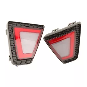 2Pcs Rear Bumper Lamp Tail Light with Brake Signal fits 2014-2017 Honda Fit Jazz - Picture 1 of 9