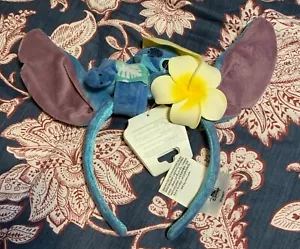 NWT Disney Parks Lilo & Stitch Ears and Stitch Cutie Cuff mini plush - Picture 1 of 3