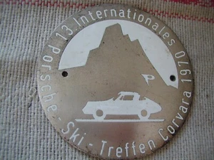 13th International Porsche Ski-Treffen grille badge 1971 911S 911E 911T 912 - Bild 1 von 2
