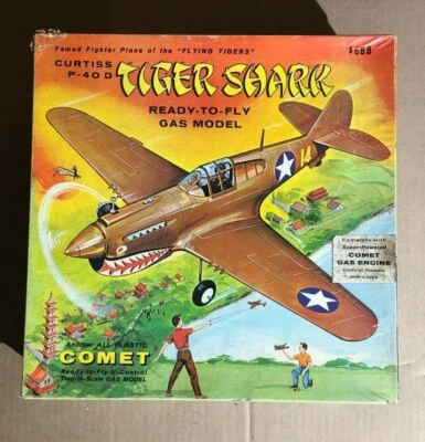 COMET Curtiss P-40 D Tiger Shark toy airplane - Image 1 of 4
