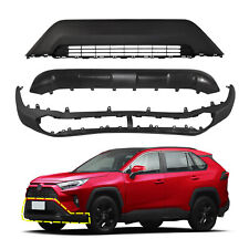 For 2019 2020 2021 Toyota RAV4 Front Bumper Lower Grille+Valance Panel