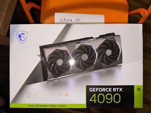 MSI RTX 4090 GAMING Suprim x GPU (No Core & VRAM, for parts) With Box - Picture 1 of 11