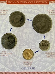 Monedas Romanas reproducción - Imagen 1 de 8