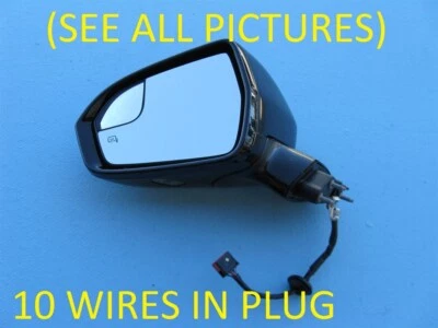 ESPEJO RETROVISOR PUERTA LADO CONDUCTOR IZQUIERDO LINCOLN MKC 16 17 18 19 NEGRO (10 CABLES ENCHUFE) Foto 1 de 4