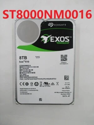 Seagate ST8000NM0016 8TB 6Gbps 7.2K 3.5" 256MB SATA Enterprise Hard Drive - Image 1 of 3