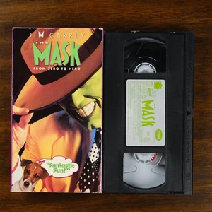 The Mask (1994) - VHS Comedy - Jim Carrey -NEAR PERFECT CONDITION - Picture 1 of 8