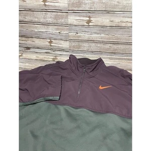 Nike Pullover Jacket Half Zip Running Training Athletic Purple Gray Size 3XL - Picture 1 of 6
