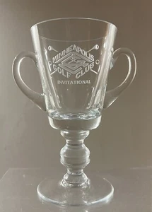 Vintage Minneapolis Golf Club Art Deco Crystal Trophy / Loving Cup - Minnesota - Picture 1 of 5