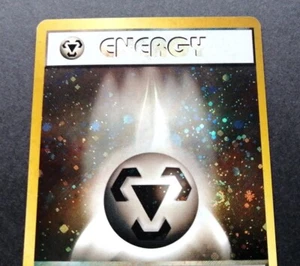Pokemon Card Steel Energy Holo Rare Japanese Neo Genesis MP Swirl - Picture 1 of 7