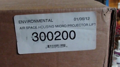 Carcaça de espaço aéreo ambiental Draper 300200 (branco) - Instalação do projetor de teto - Imagem 1 de 4