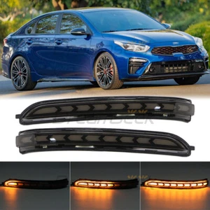 LED Side Mirror Turn Signal Light for Kia K3 Forte Cerato 2019 2020 2021 Smoke - Picture 1 of 9