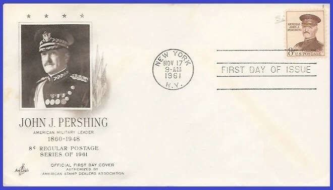 USA4 #1042A U/A ARTCRAFT FDC   John J. Pershing - Image 1 of 1