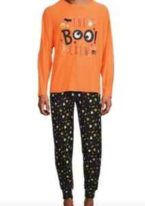 NWT L or XL BOO CREW ghosts halloween mens matching family pajamas derek heart - Picture 1 of 3