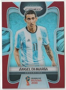 2018 Prizm World Cup Angel Di Maria #2 Argentina Red Prizm /149 